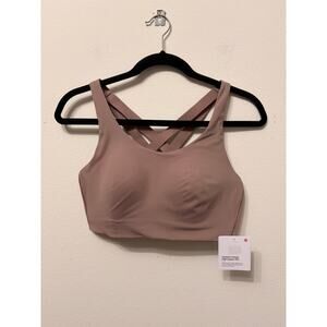 NWT Lululemon High Energy Support Bra Ashen Rose 34D mSRP $68